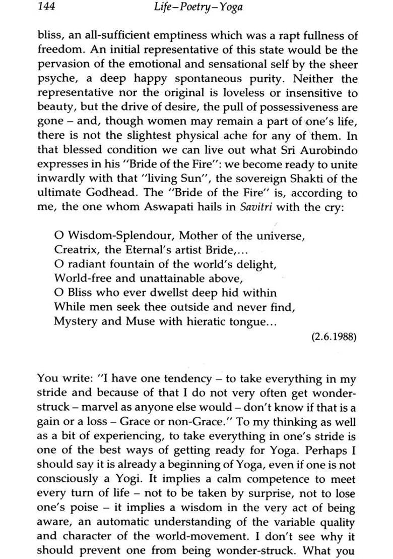 Life Poetry Yoga Personal Letters Set Of Volumes - Indya