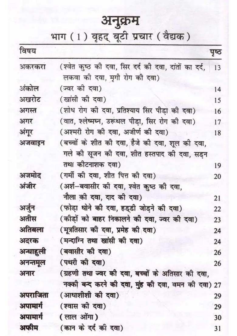 Marvels Of Indian Herbs And Treesvanaushadhi Shatak With Latin Names Of Herbs And More Than Colour Photographs And More Than Black And White Photographs - Indya