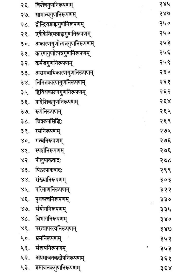 Nyaya Siddhanta Muktavali Of Visvanatha Pancanana - Indya
