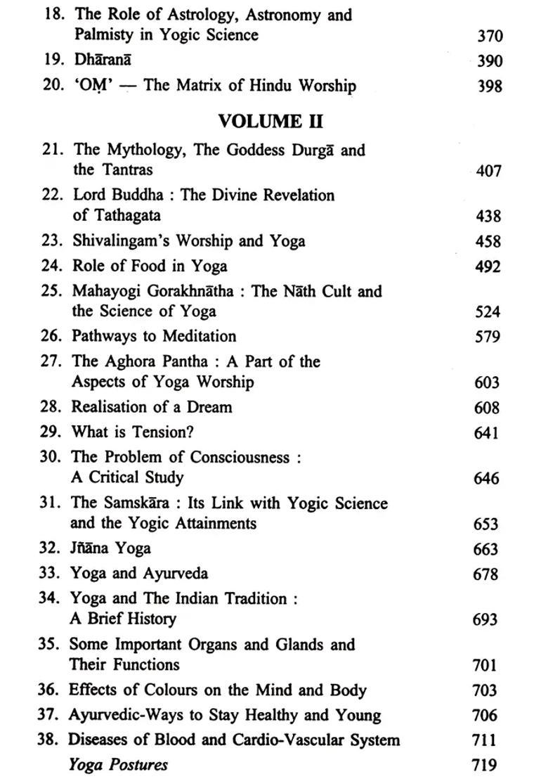 The Splendours And Dimensions Of Yoga Set Of Volumes - Indya