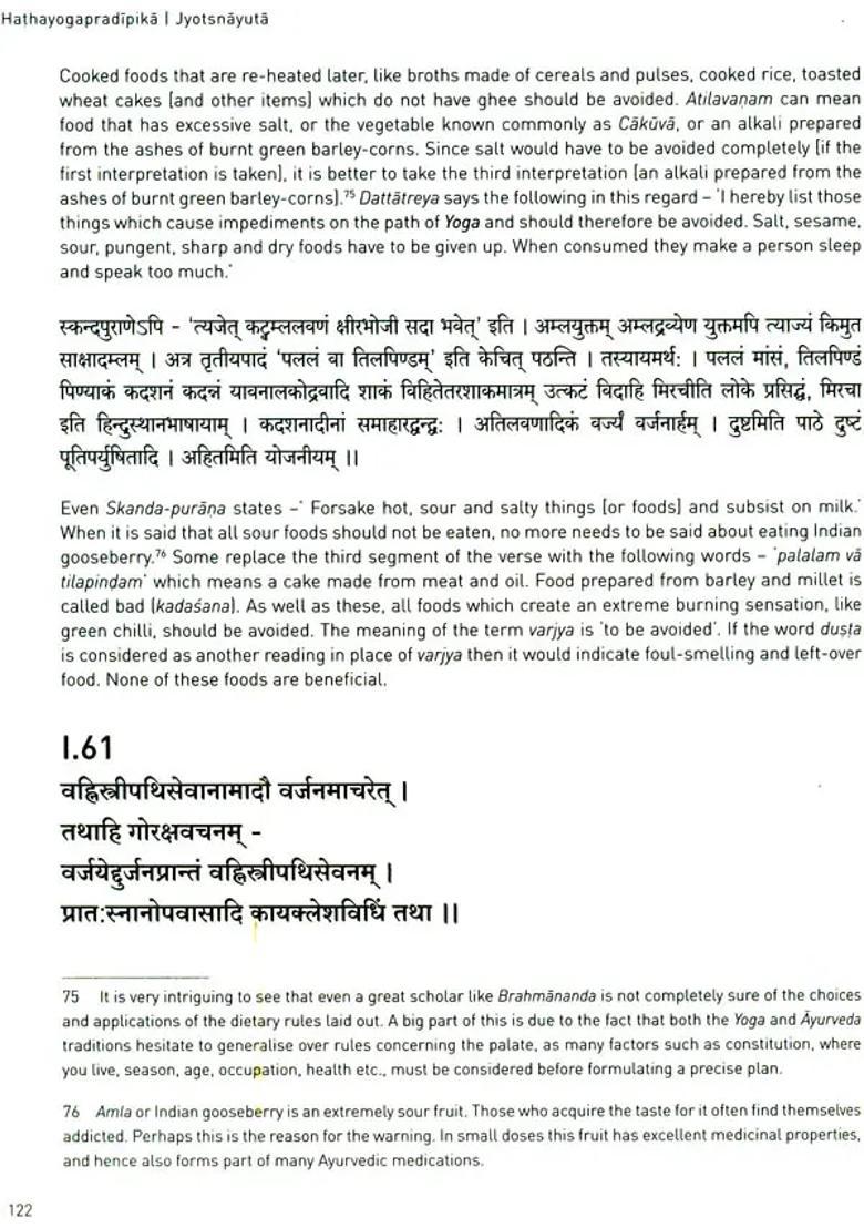 The Hathayogapradipika With Jyotsana - Indya