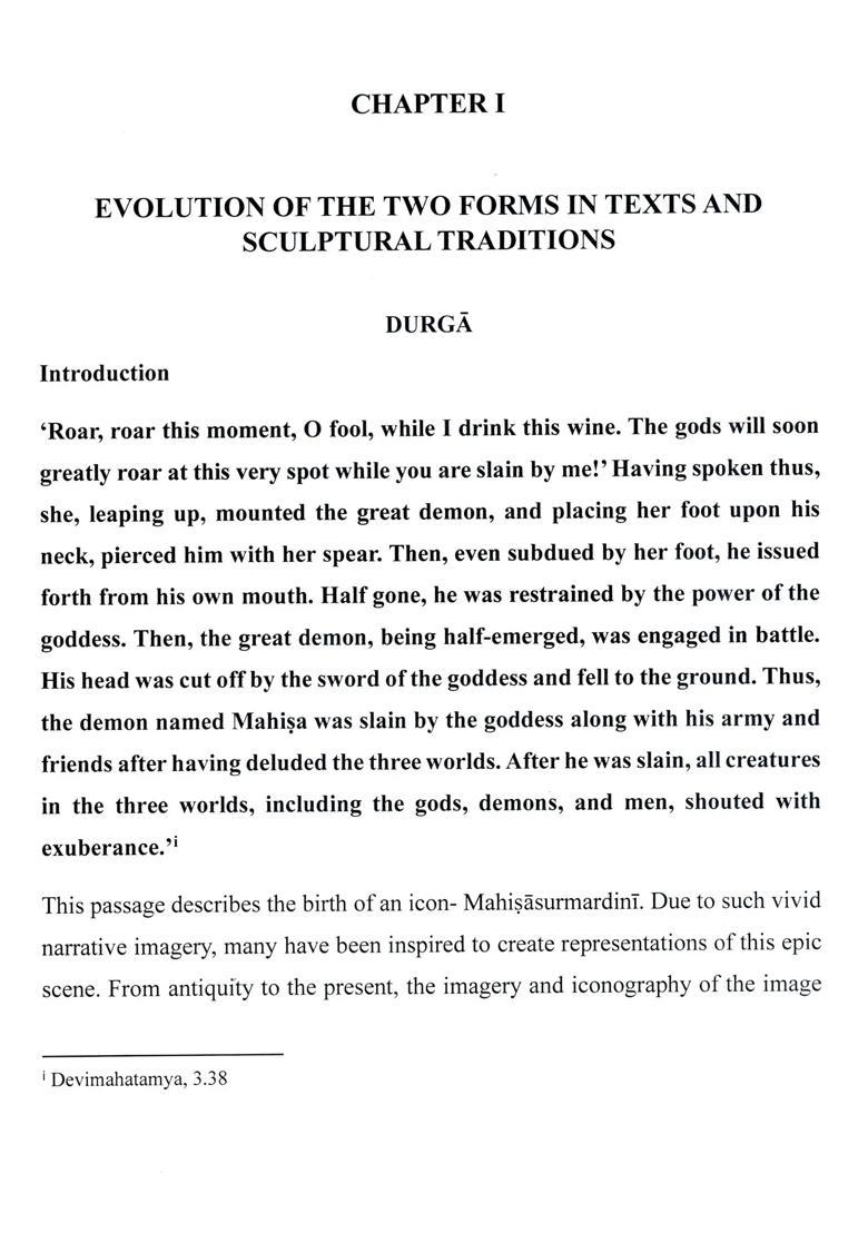 Tribhanga- The Sculptural Evolution of Durga and Ardhanarisvara - Indya