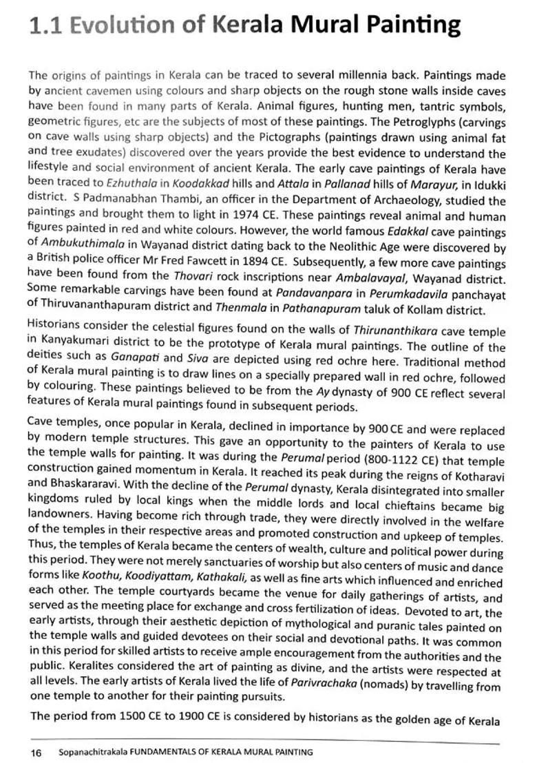 Fundamentals of Kerala Mural Painting: Sopanachitrakala - Indya