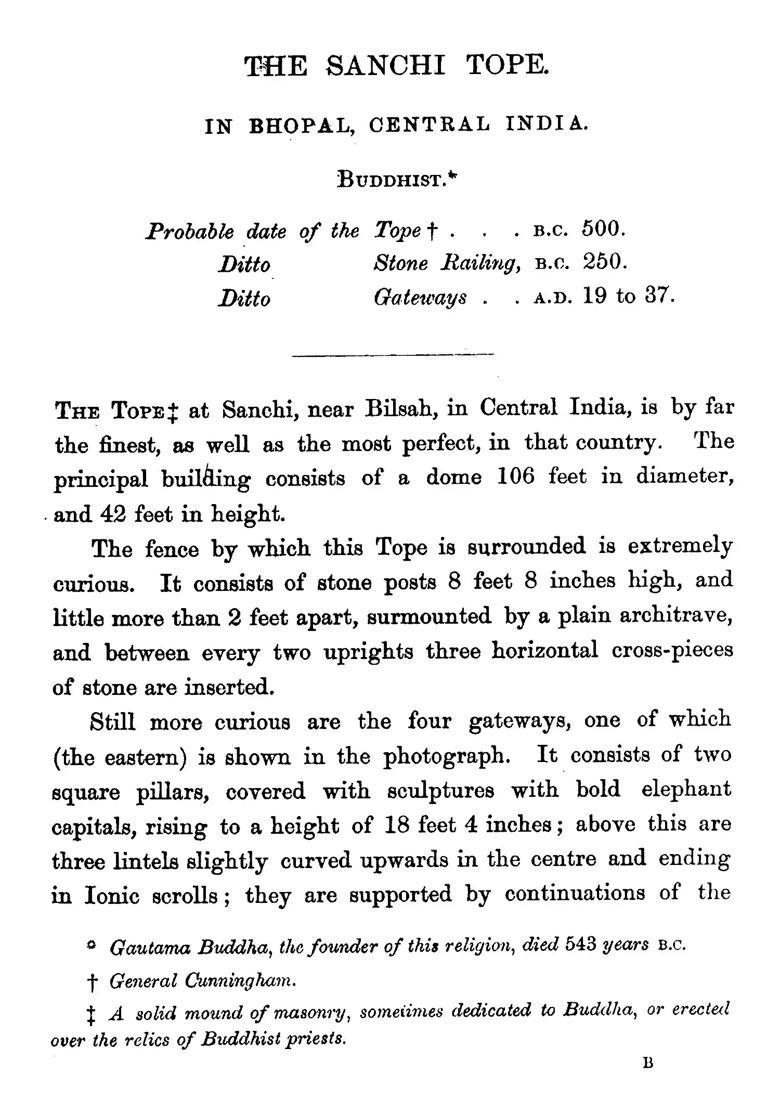 Illustrations of Various Styles of Indian Architecture (A Series of Fifteen Photographs of Some of The Most Important Buildings in India Erected Between B.C. 250 And A.D. 1830) - Indya