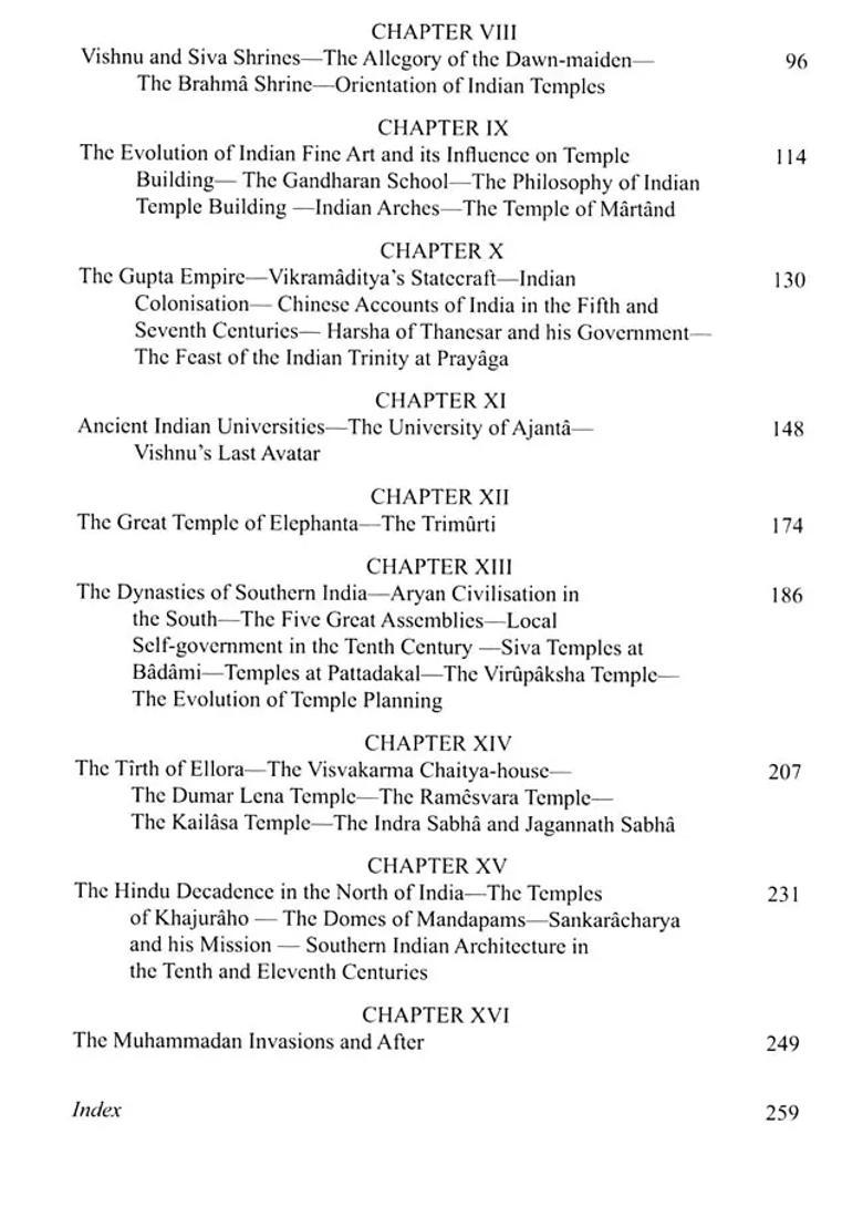 The Ancient and Medieval Architecture of India (A Study of Indo-Aryan Civilisation) - Indya