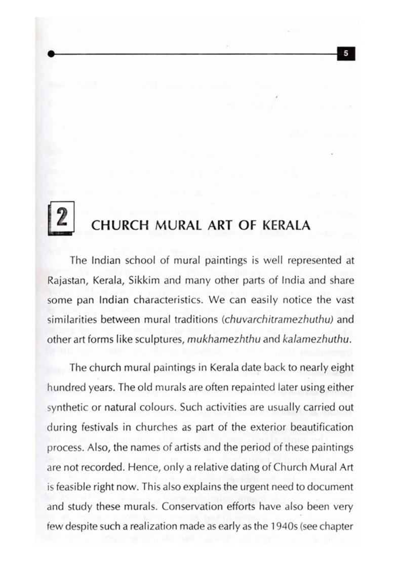 A Monograph on Church Mural Art of Kerala - Indya