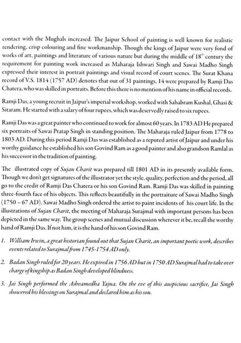 War Paintings of The Irresistible Jat King Surajmal - Indya