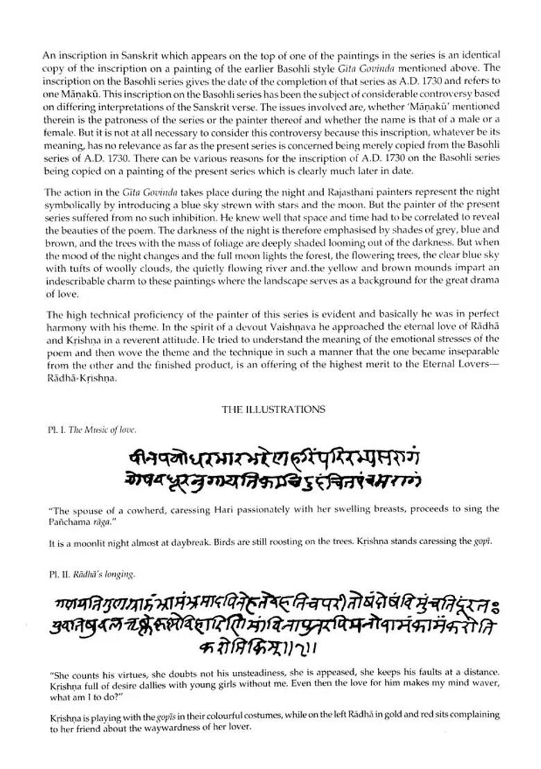 Pahari Paintings of The Gita Govinda: Lalit Kala Series Portfolio No. 46 - Indya