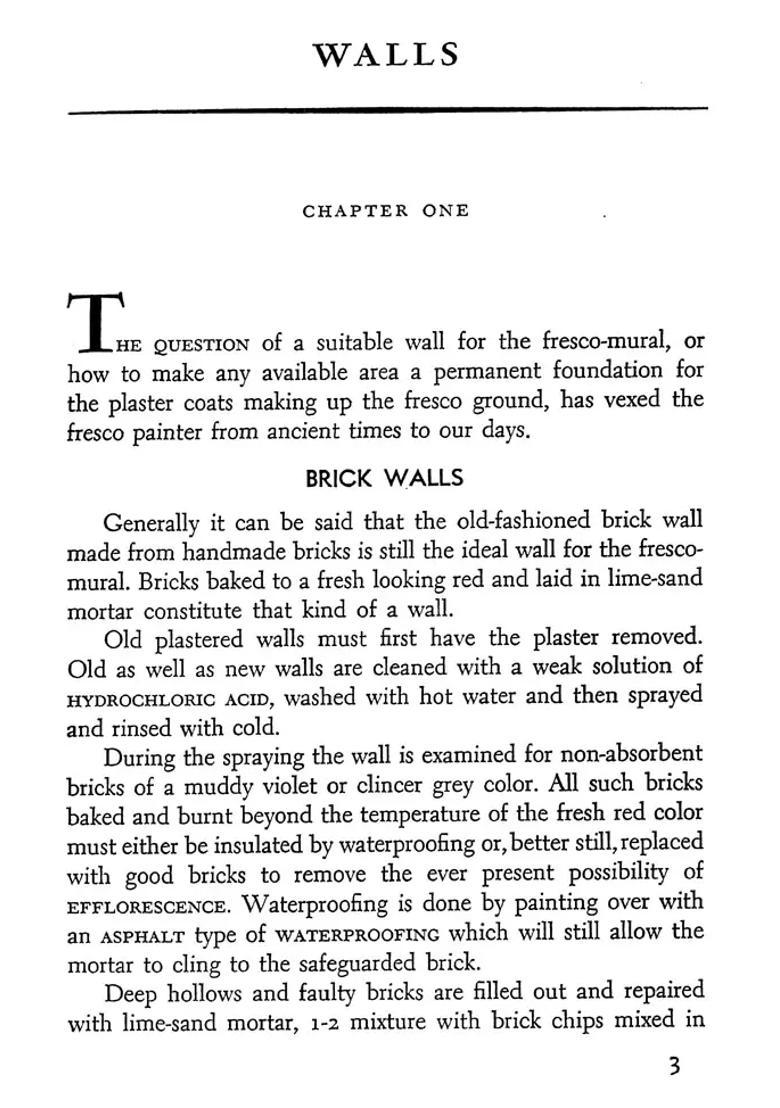 The Art of Fresco Paintings (Modern Methods and Techniques for Painting in Fresco and Secco) - Indya