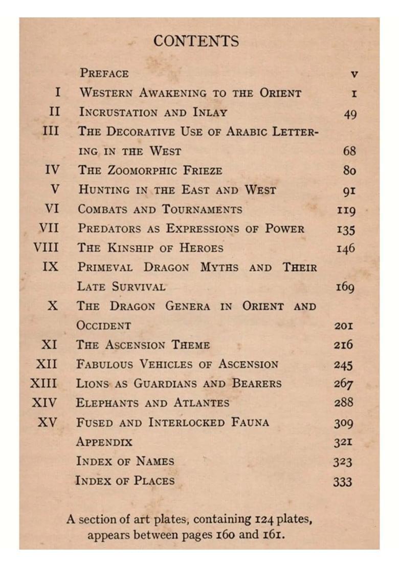 Oriental Influences in Western Art (An Old and Rare Book) - Indya