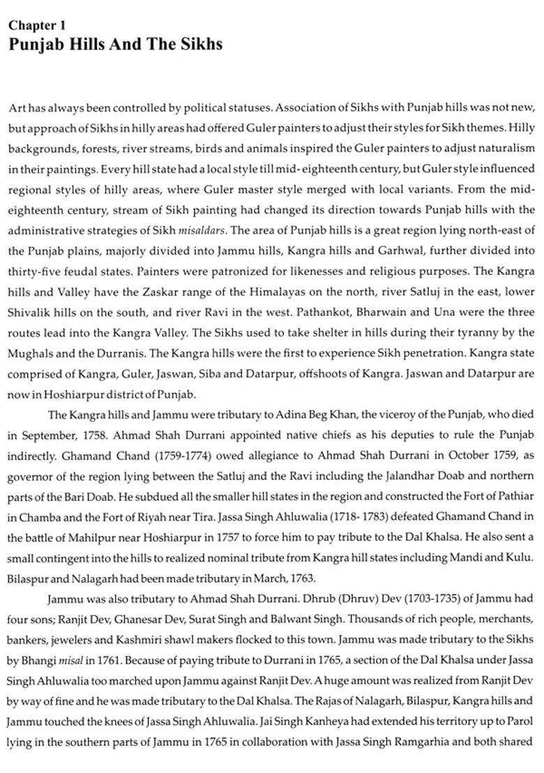 Sikh Paintings: Guler Aesthetic From Punjab Hills To Punjab Plains (1730-1880) - Indya