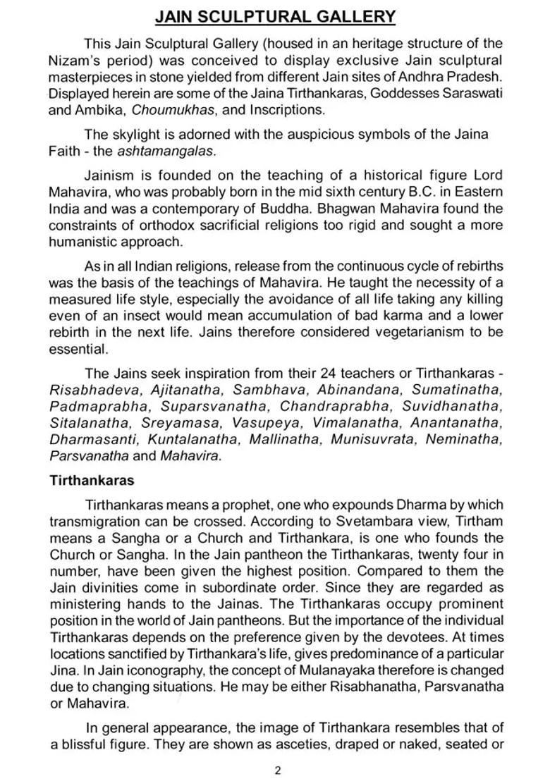 Jain Sculptural Gallery: A Companion Guide - Indya