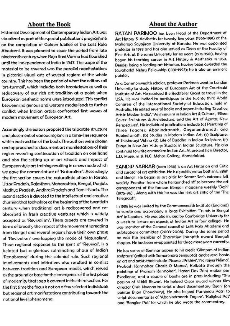 Historical Developement of Contemporary Indian Art - Indya