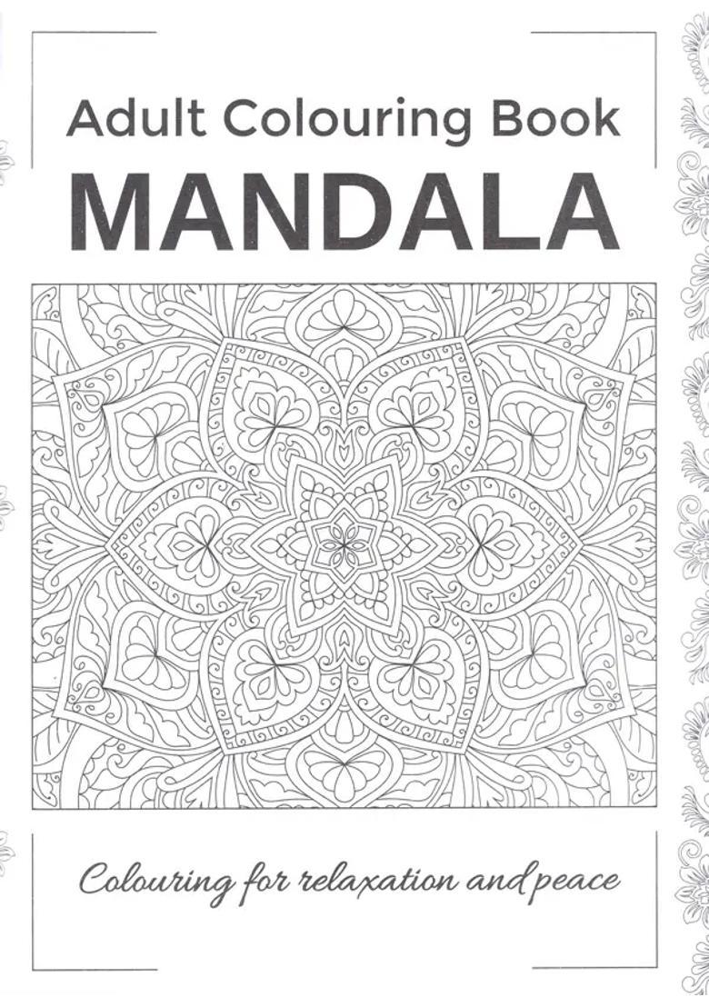 Mandala- Colouring For Peace And Relaxation (Adult Colouring Book) - Indya