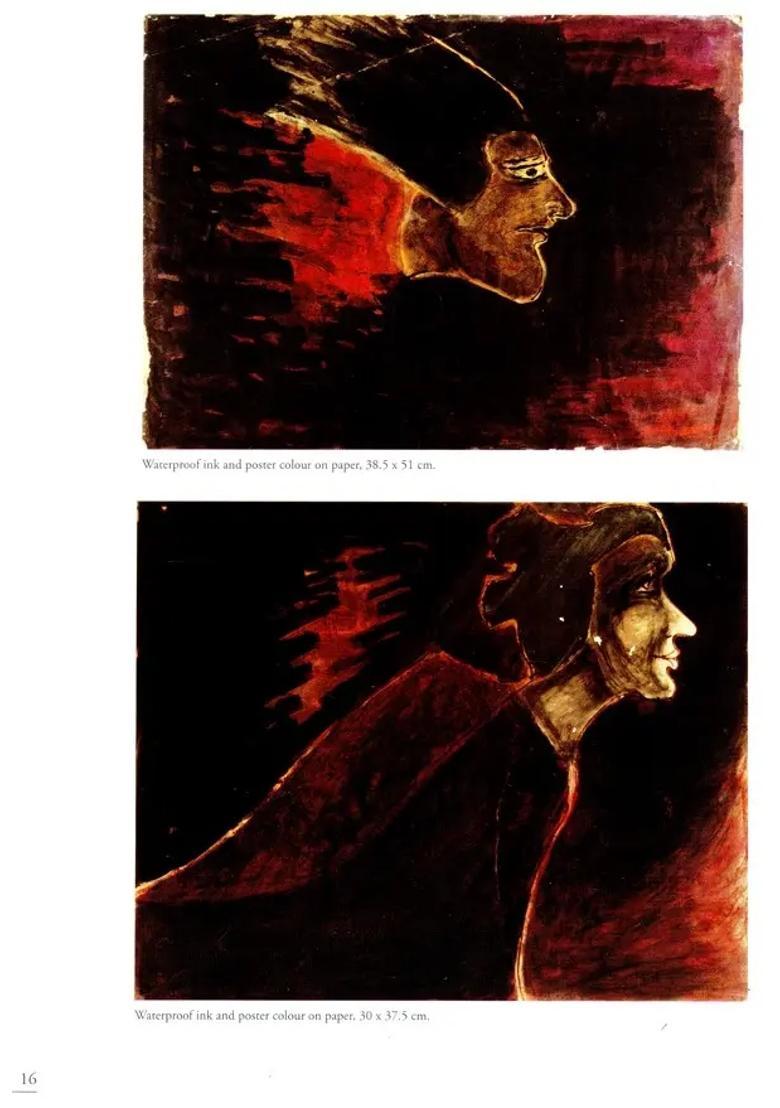 Behind The Veil: Paintings of Rabindranath Tagore Reminiscent of Jivanadevata - Indya