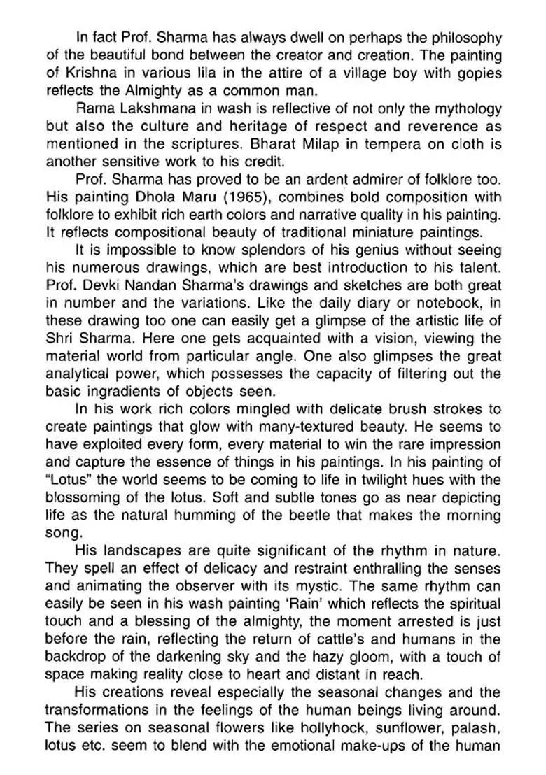 Devki Nandan Sharma: Contemporary Indian Art Series - Indya