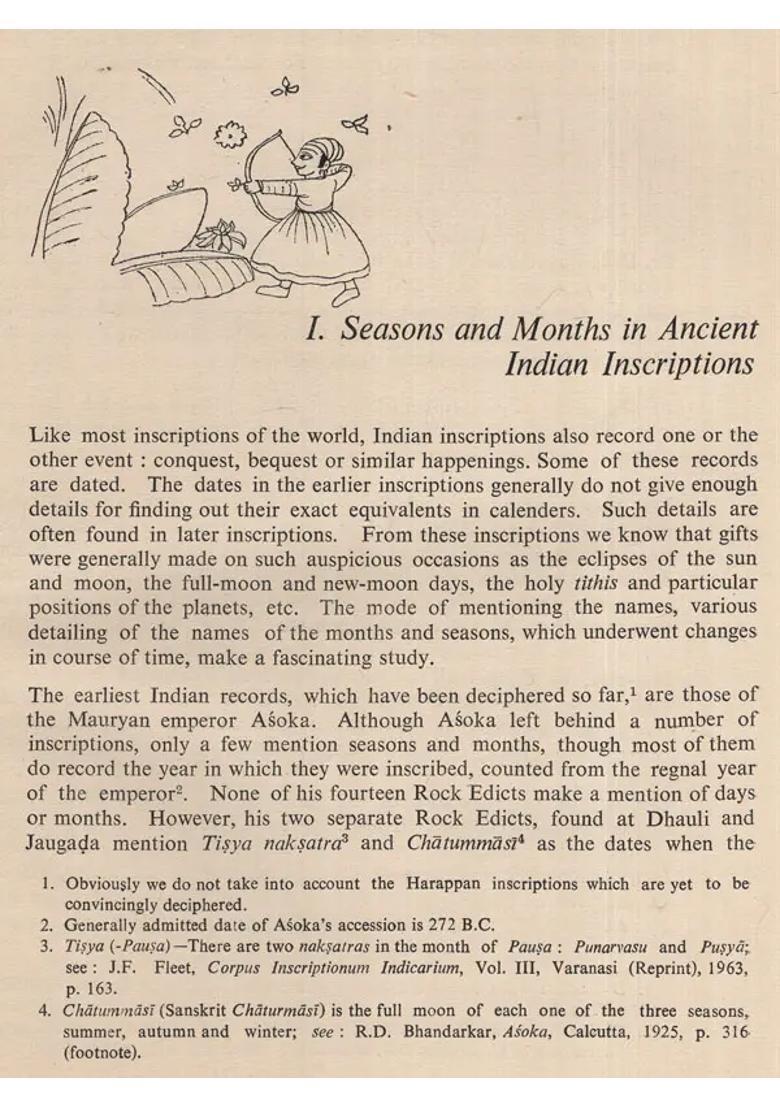 Barahmasa (The Song of Seasons in Literature & Art) (An Old and Rare Book) - Indya