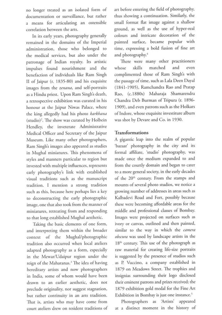 Lalit Kala Contemporary Special Issue on Photography- 52 (Depth of Field Photography as Art and Practice in India) - Indya