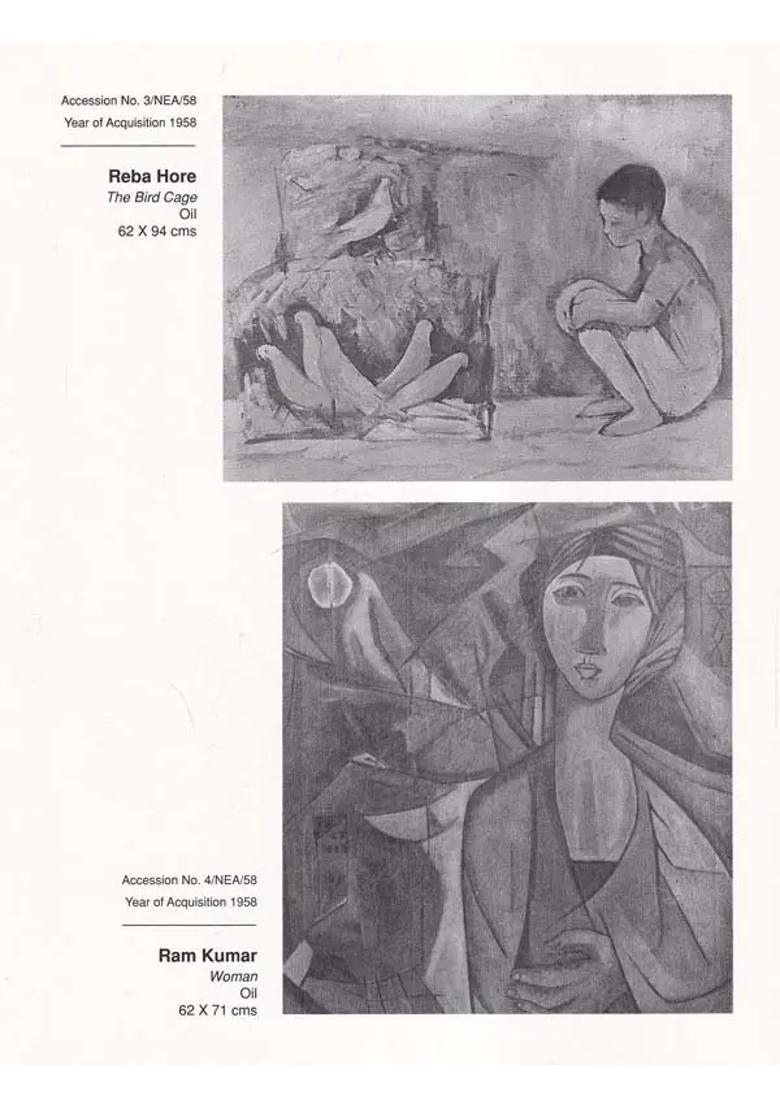 Catalogue1: Collections from Lalit Kala Akademi 1958-1966 (An Old and Rare Book) - Indya