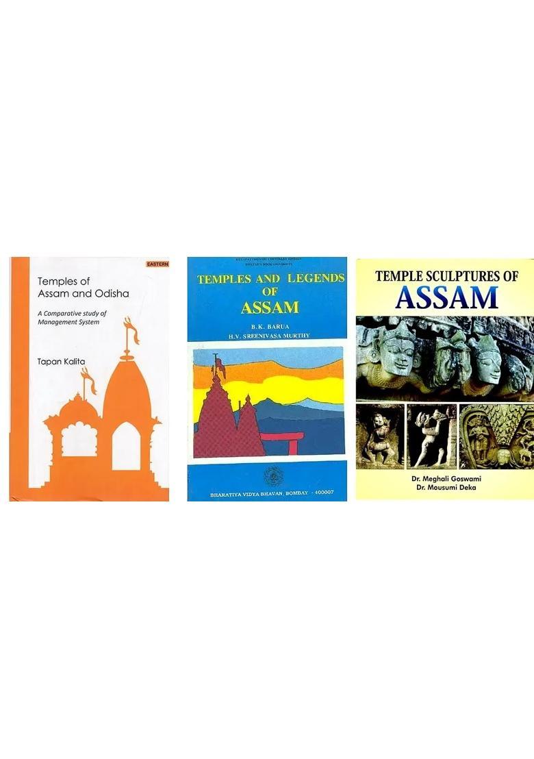 Temples of Assam (Set of 3 Books) - Indya
