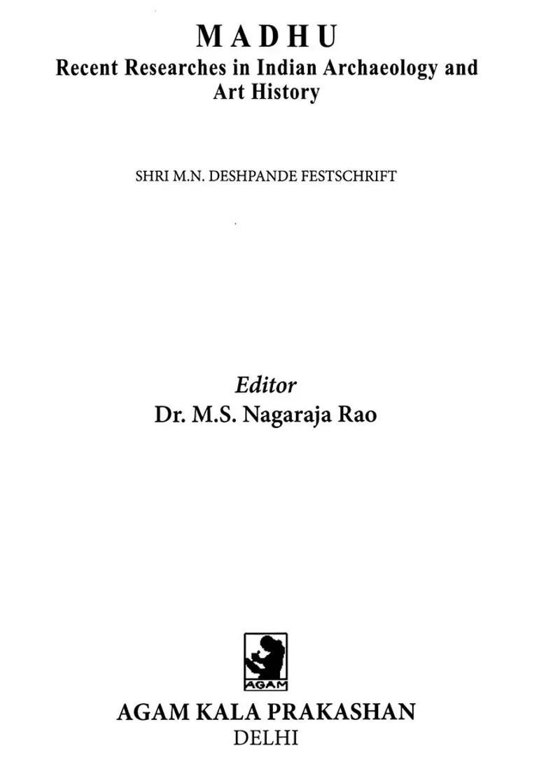 Madhu Recent Research in Indian Archaeology and Art History - Indya
