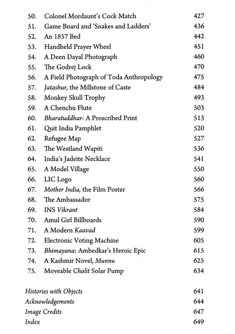 A History of India through 75 Objects - Indya