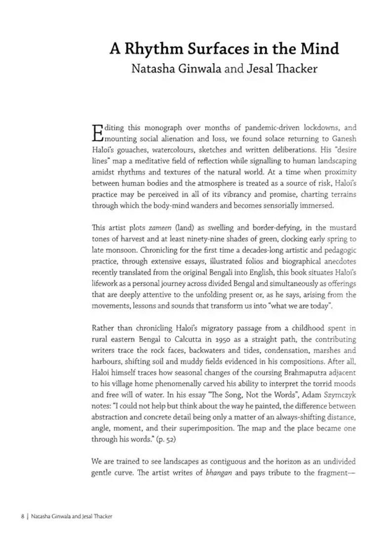 Ganesh Haloi: A Rhythm Surfaces in the Mind - Indya