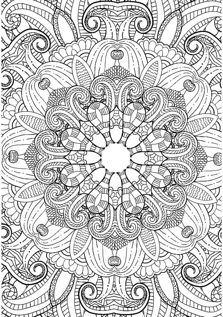 Patterns- Colouring for Peace and Relaxation (Adult Colouring Book) - Indya