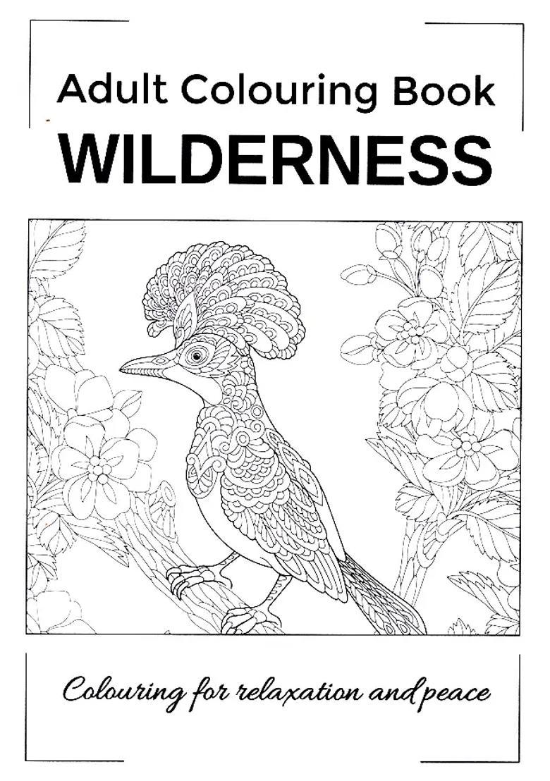 Wilderness- Colouring For Peace And Relaxation (Adult Colouring Book) - Indya