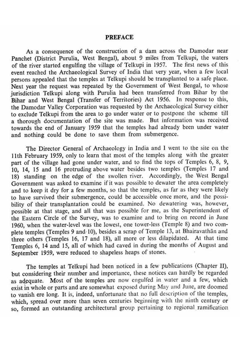 Telkupi- Memoirs of The Archaeological Survey of India (No-76, An Old and Rare Book) - Indya