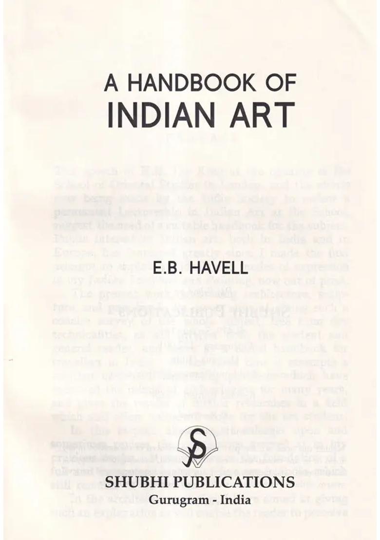 A Handbook of Indian Art - Indya