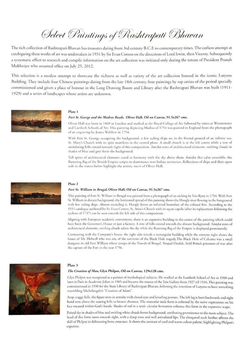 Select Paintings Rashtrapati Bhavan - Indya