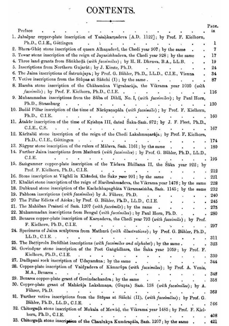 Epigraphia Indica - Volume II (1894) - Indya