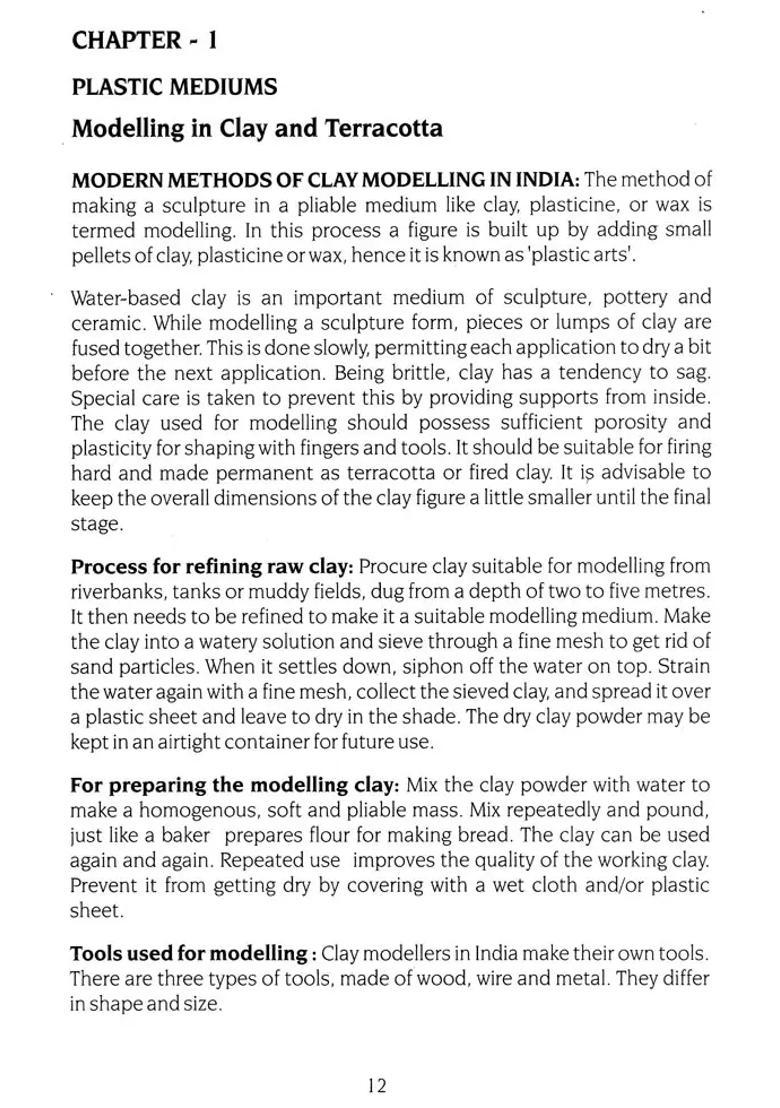 The Art of Sculpture (A Complete Handbook of Methods and Materials) - Indya