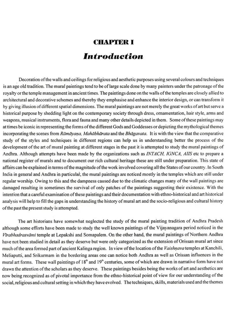 Mural Paintings of Andhra - Indya