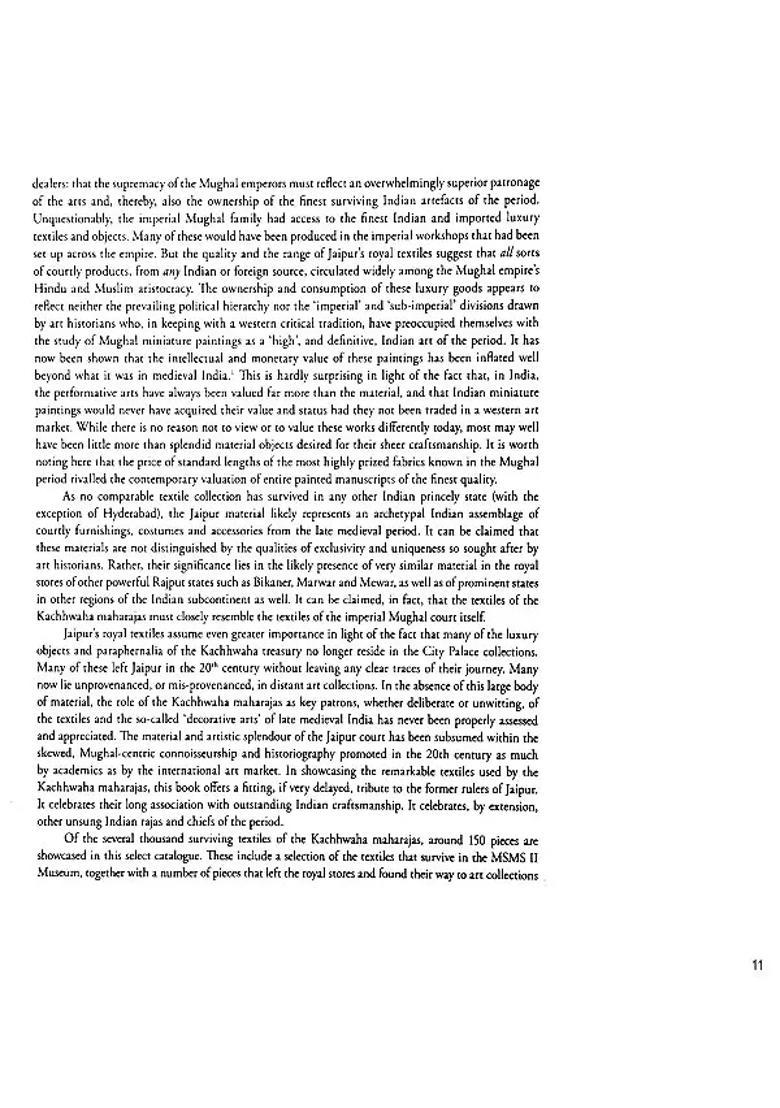 Textiles & Garments- At the Jaipur Court - Indya