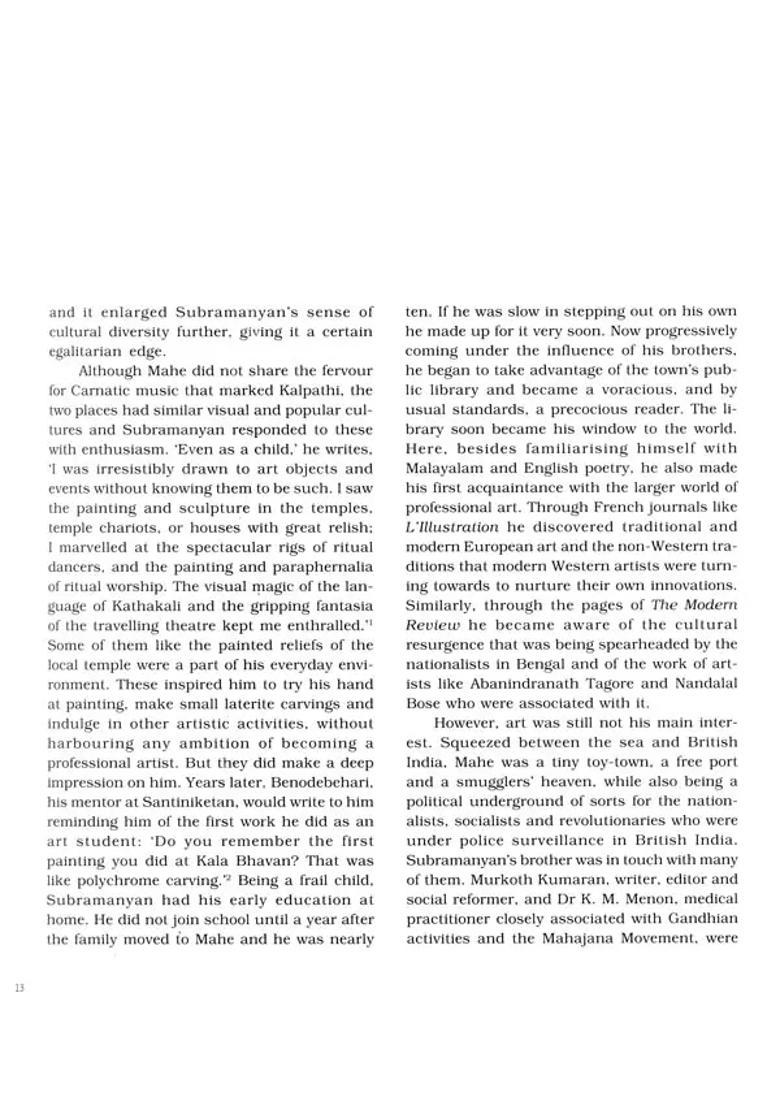 K.G. Subramanyan- A Retrospective - Indya