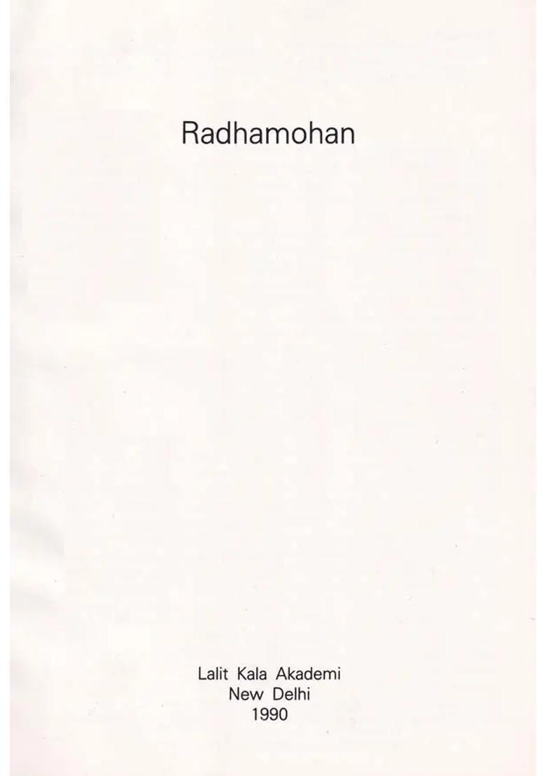 Radhamohan (Contemporary Indian Art Series) - Indya