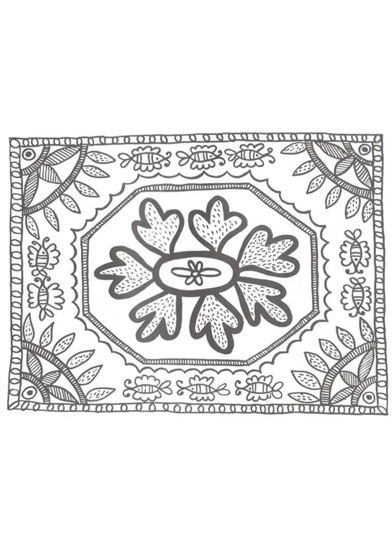 The Best of Madhubani Paintings- A Pictorial Book (Set of 2 Volumes) - Indya