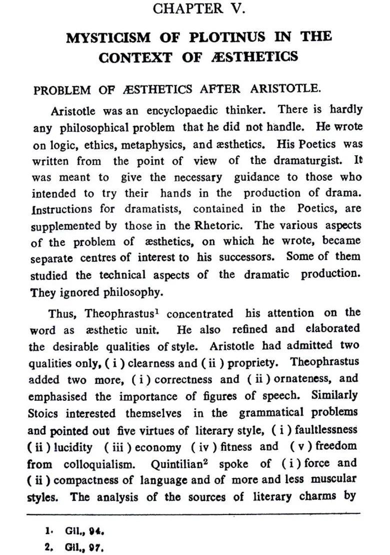 Comparative Aesthetics: Western Aesthetics - Volume II - Indya