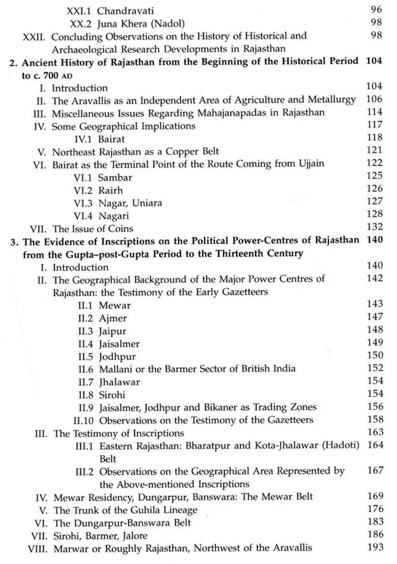Ancient Rajasthan- Research Developments,Epigraphic Evidence on Political Power Centres, and Historical Perspectives - Indya