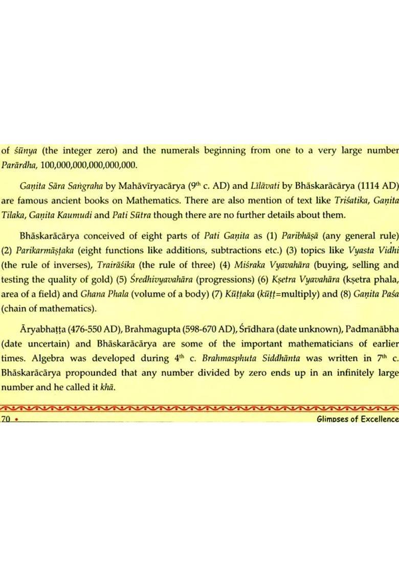 Glimpses of Excellence in Ancient India - Indya