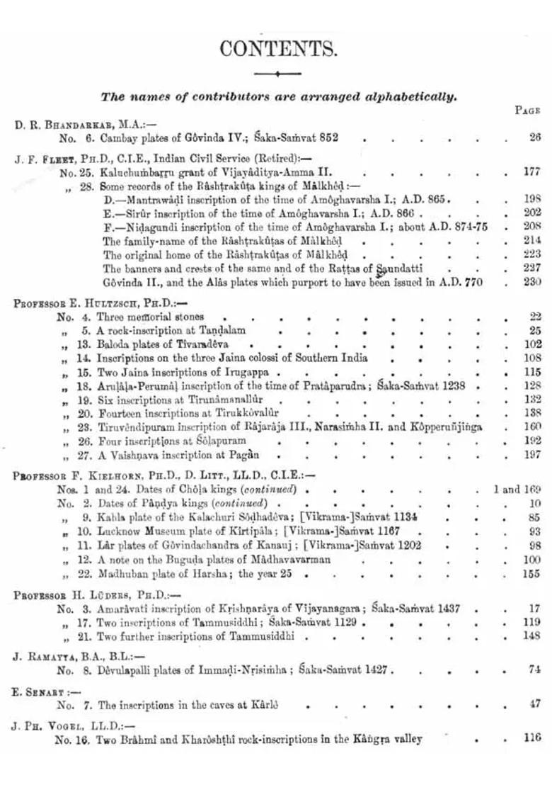 Epigraphia Indica - Volume VII, 1902-1903 (An Old and Rare Book) - Indya