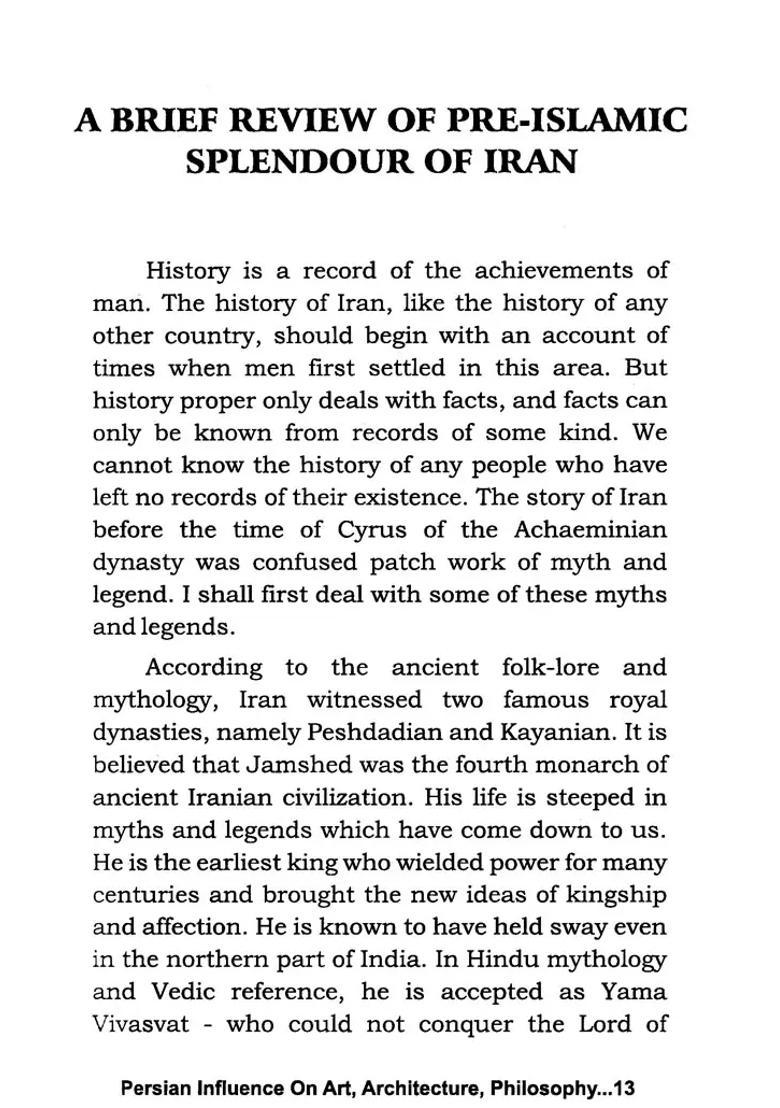 Persian Influence on Art, Architecture, Philosophy and Culture of Indian Subcontinent - Indya