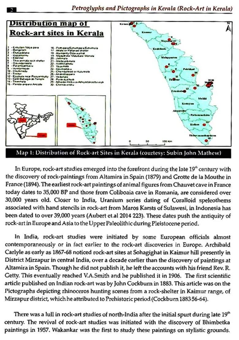 Art Rupestre: Petroglyps and Pictographs in Kerala (Rock Art in Kerala) - Indya