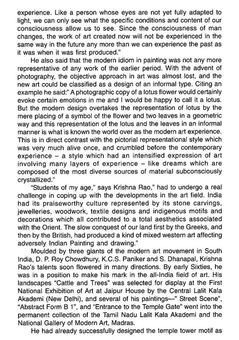 R. K. Rao: Contemporary Indian Art Series - Indya