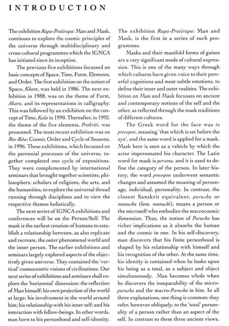 Man and Mask - An Exhibition from the IGNCA Collection of Masks - Indya