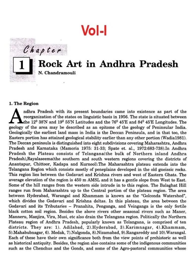 Rock Art in India: In Felicitation of Prof. V.H. Sonawane (Set of 2 Volumes) - Indya