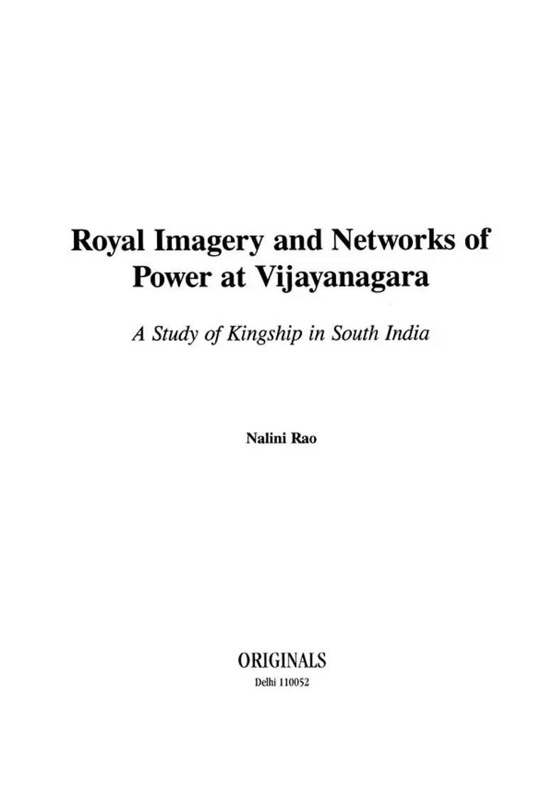Royal Imagery & Networks of Power at Vijayanagara- A Study of Kingship in South India - Indya