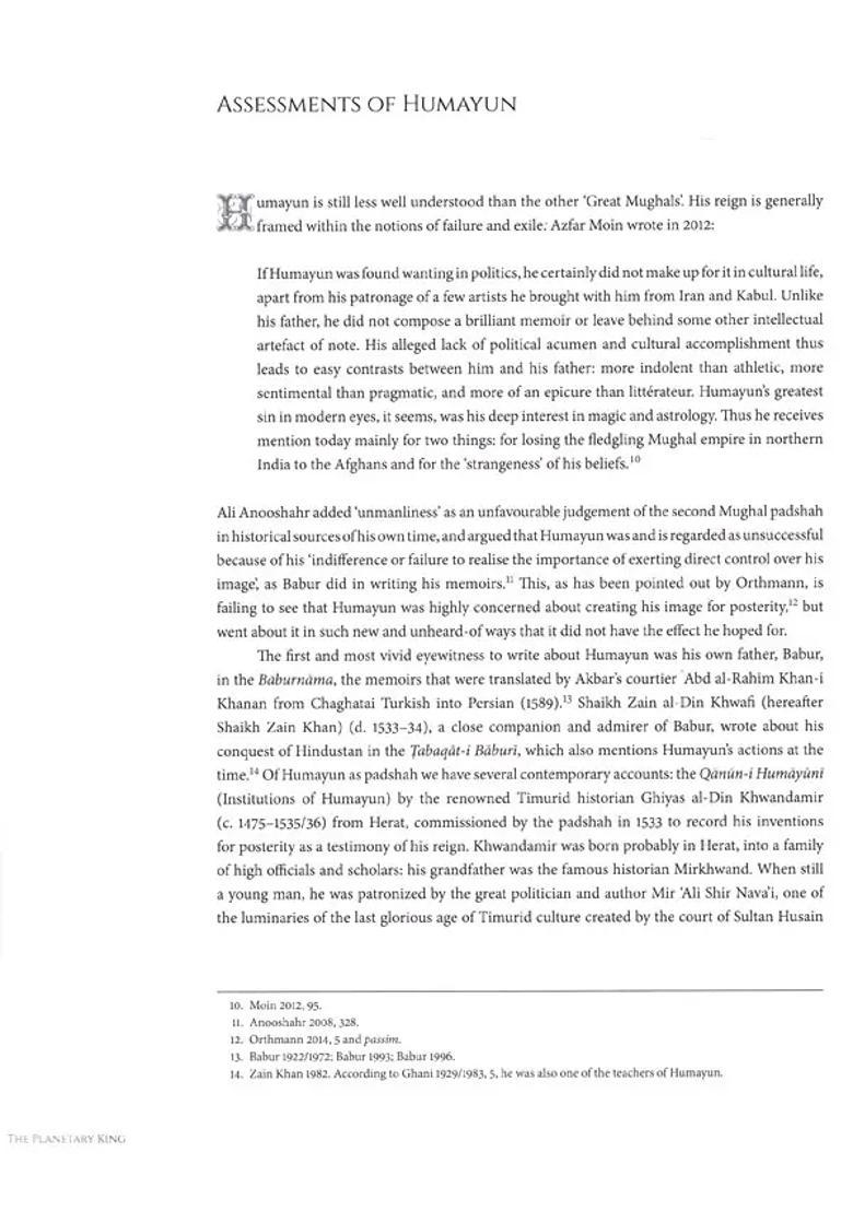 The Planetary King: Humayun Padshah, Inventor and Visionary on the Mughal Throne - Indya